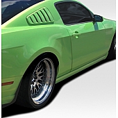 Extreme Dimensions Window Louver - Side Window Fiberglass Reinforced Plastic Black - 109323