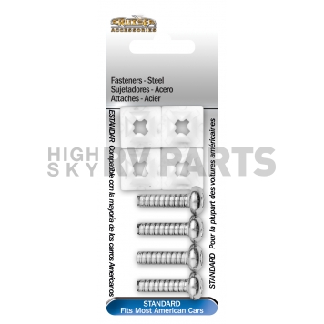 Cruiser License Plate Mounting Hardware 4 Piece Set - 80230-1