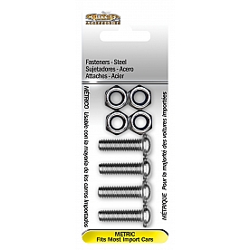 Cruiser License Plate Mounting Hardware 4 Piece Set - 80330