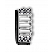 Cruiser License Plate Mounting Hardware 4 Piece Set - 81300