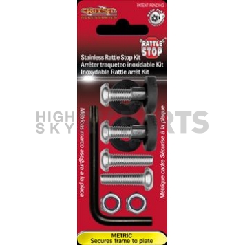 Cruiser License Plate Mounting Hardware 4 Piece Set - 81430-1