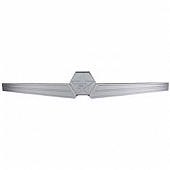 RBP (Rolling Big Power) Grille - Center Silver Billet Aluminum Chrome Plated - BL102CL