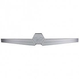 RBP (Rolling Big Power) Grille - Center Silver Billet Aluminum Chrome Plated - BL102CS