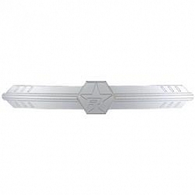 RBP (Rolling Big Power) Grille Molding - Chrome Plated Billet Aluminum Silver Center - BL104CL