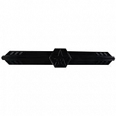 RBP (Rolling Big Power) Grille Molding - Powder Coated Billet Aluminum Gloss Black Center - BL104GBS