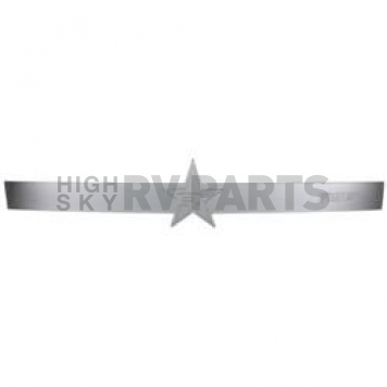 RBP (Rolling Big Power) Grille Molding - Chrome Plated Billet Aluminum Silver Center - BL106CL