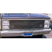 T-Rex Truck Products Grille Insert - Horizontal Bar Rectangular Polished Aluminum - 20015