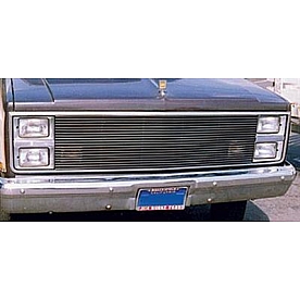 T-Rex Truck Products Grille Insert - Horizontal Bar Rectangular Polished Aluminum - 20015