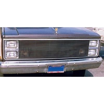 T-Rex Truck Products Grille Insert - Horizontal Bar Rectangular Polished Aluminum - 20015