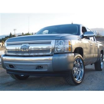 T-Rex Truck Products Grille Insert - Mesh Rectangular Polished Stainless Steel - 54110