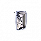 Velvac Exterior Mirror Manual Rectangular Silver - 704325