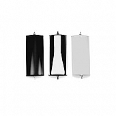 Velvac Exterior Mirror Manual Rectangular Black - 705101