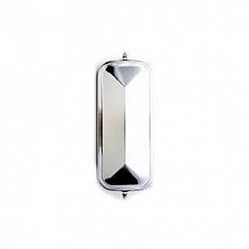 Velvac Exterior Mirror Manual Rectangular Silver - 705113