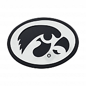 Fan Mat Emblem - University Of Iowa Logo Metal - 14905