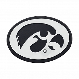 Fan Mat Emblem - University Of Iowa Logo Metal - 14905