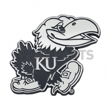Fan Mat Emblem - University Of Kansas Metal - 14908