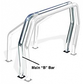 Go Rhino Roll Bar Component 3 Inch Polished Stainless Steel - 97002PS