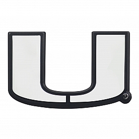 Fan Mat Emblem - University Of Miami Metal - 14914