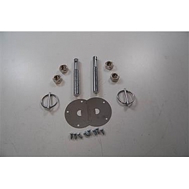 RPC Racing Power Company Hood Pin - Torsion Pin Silver Chrome Plated - R4056
