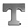 Fan Mat Emblem - University Of Tennessee Logo Metal - 14932