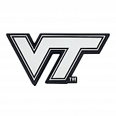 Fan Mat Emblem - Virginia Tech Logo Metal - 14941