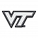 Fan Mat Emblem - Virginia Tech Logo Metal - 14941