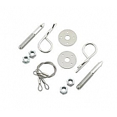 Mr. Gasket Hood Pin - Hair Pin Silver Steel - 1619