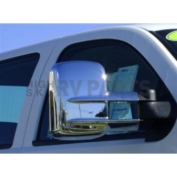 TFP (International Trim) Exterior Mirror Cover Driver And Passenger Side Silver Set Of 2 - 552