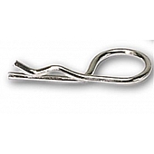 Moroso Performance Hood Pin - Safety Pin Silver Steel - 39022