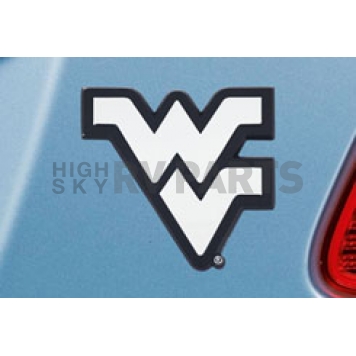Fan Mat Emblem - University Of West Virginia Metal - 14944