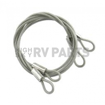 Mr. Gasket Hood Pin Cable - 24 Inch Steel Natural - 1213