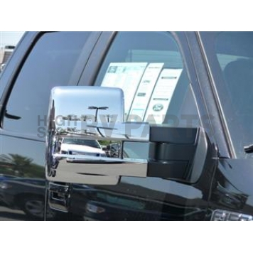 TFP (International Trim) Exterior Mirror Cover Driver And Passenger Side Silver Set Of 2 - 597HDGS