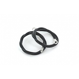 All Sales Hood Pin Cable 24 Inch Black Steel - 5113K