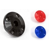 Daystar Hood Pin Scuff Plate - Polyurethane Red - KU71105RB