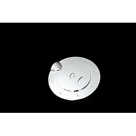 Paramount Automotive Fuel Door Cover - Triple Chrome Plated Silver ABS Plastic - 662012