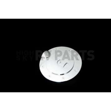 Paramount Automotive Fuel Door Cover - Triple Chrome Plated Silver ABS Plastic - 662012