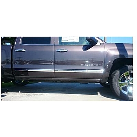TFP (International Trim) Side Molding - Chrome Plated ABS Plastic Silver Set of 4 - 95117BRH