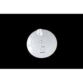 Paramount Automotive Fuel Door Cover - Triple Chrome Plated Silver ABS Plastic - 662106