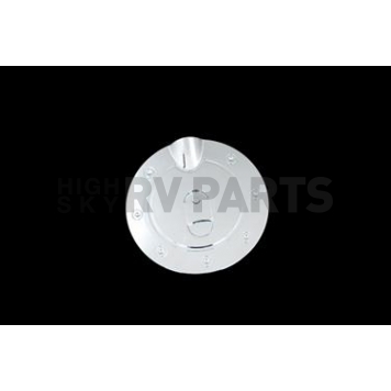 Paramount Automotive Fuel Door Cover - Triple Chrome Plated Silver ABS Plastic - 662106