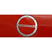 American Car Craft Fuel Door Cover - Polished Silver Stainless Steel - 102058