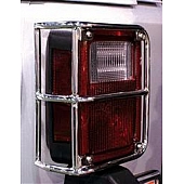 Rampage Tail Light Guard Stainless Steel Euro Style Set Of 2 - 88460