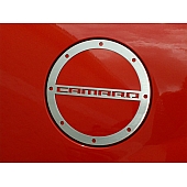 American Car Craft Fuel Door Cover - Brushed Silver Stainless Steel - 102059