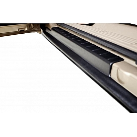 Bushwacker Rocker Panel Guard - Black Flat Matte Thermoplastic Olefin - 14067