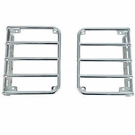Paramount Automotive Tail Light Guard Steel Euro Set Of 2 - 510461