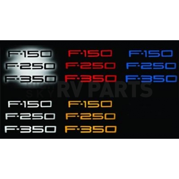 Recon Accessories Emblem - F-150 Red - 264F150RD