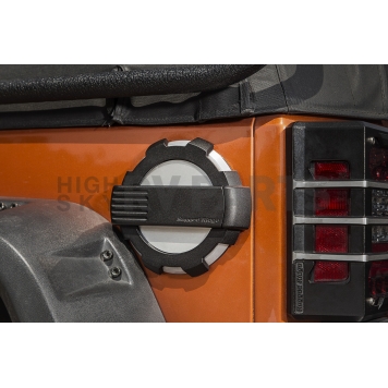 Rugged Ridge Fuel Door - Aluminum Round - 1142510-6