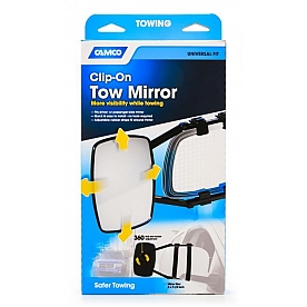 Camco Exterior Towing Mirror Manual Rectangular Single - 25650