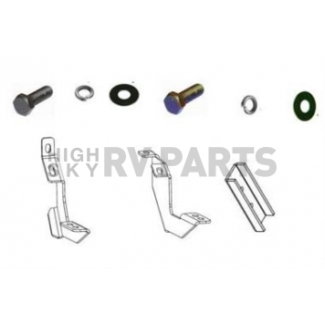 Go Rhino Running Board Mounting Kit - 6903685