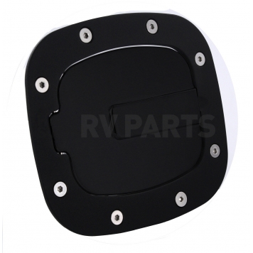All Sales Fuel Door - Square Aluminum - 6071K