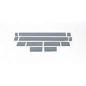 Putco Rocker Panel Molding - Polished Stainless Steel Black Set of 12 - 9751202BP